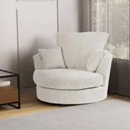 Jamba Double-Padded Fabric Mink Corner Sofa - 6 Colours Available