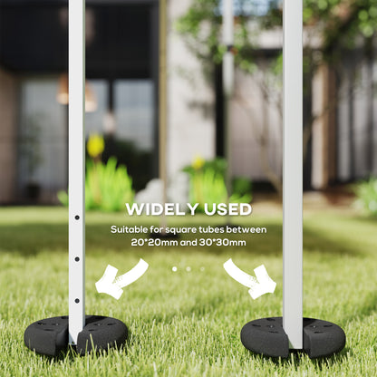 Outsunny Set of 4 PCs Gazebo Sand Weight Bag Bags Leg Weights Marquee Party Tent Canopy 8.8KG