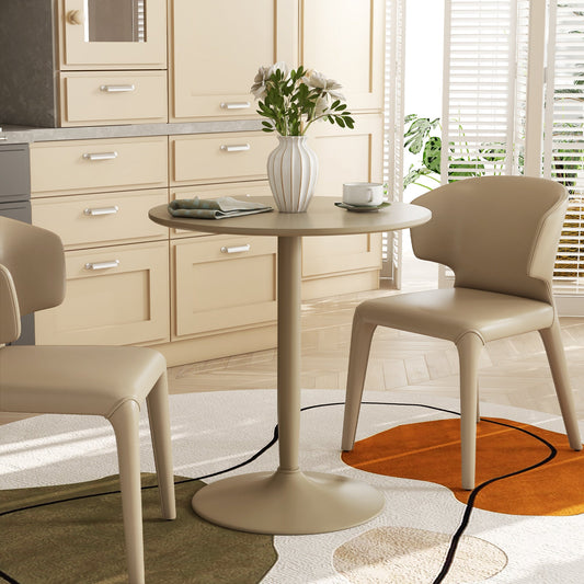 HOMCOM 75H x _70cm Two-Person Minimalistic Dining Table - Light Brown