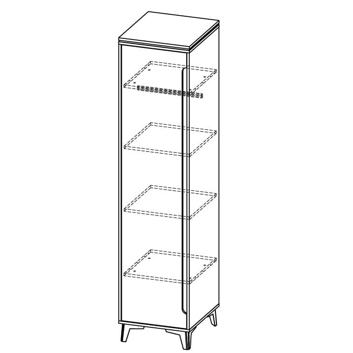 Gappa GA2 Tall Cabinet 47cm