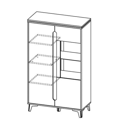 Gappa GA5 Display Cabinet 90cm