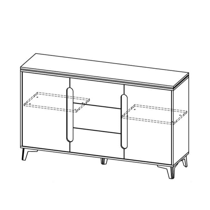 Gappa GA6 Sideboard Cabinet 150cm