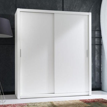 Pallas 2-Door Sliding Wardrobe 180cm - 2 Colours