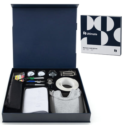Complete Golf Accessories Set with Golf Balls Golf Tees Golf Towel Golf Belt and Golf Hat