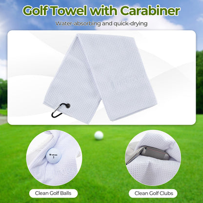 Complete Golf Accessories Set with Golf Balls Golf Tees Golf Towel Golf Belt and Golf Hat