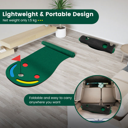 Golf Putting Green Set for Indoor Outdoor Use
