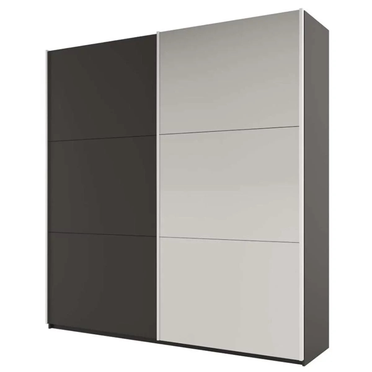 Wokingham Sliding Door Mirror 225cm Wardrobe - Platinum