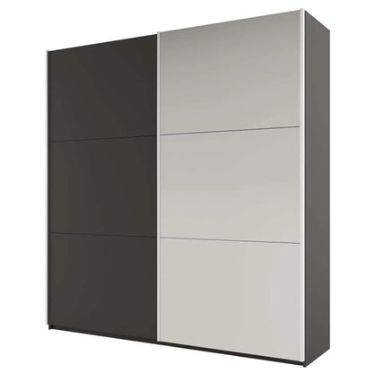 Wokingham Sliding Door Mirror 225cm Wardrobe - Platinum