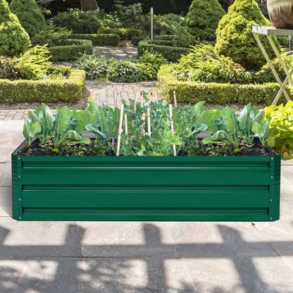 Outdoor Metal Garden Bed Frame