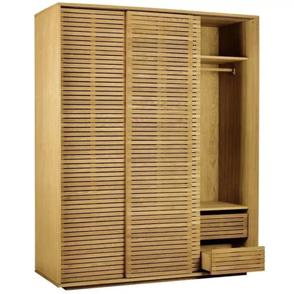 Zenith Prime 3 Door Sliding Wardrobe - Oak