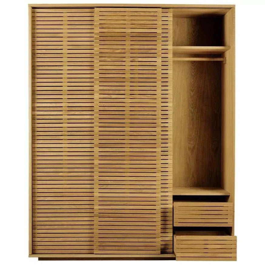 Zenith Prime 3 Door Sliding Wardrobe - Oak