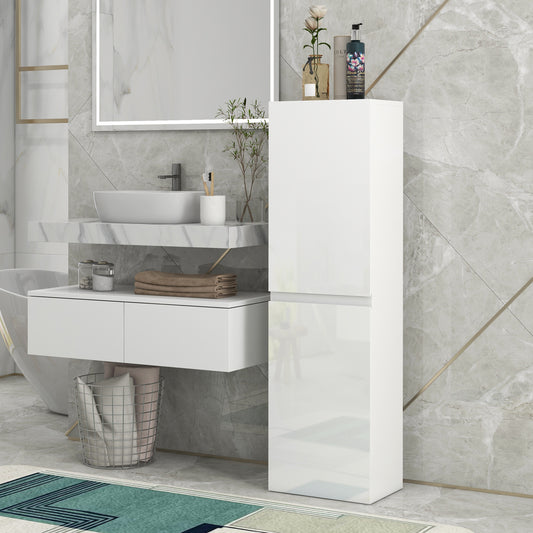 kleankin Bathroom Storage Unit in White, image 2
