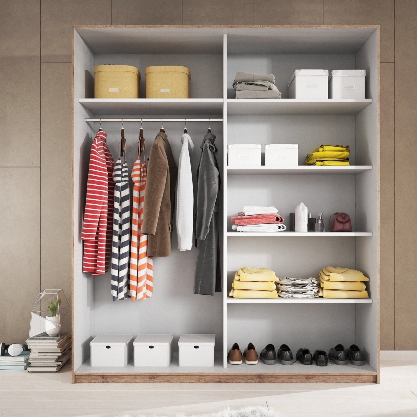 Alexian 2 Door Sliding Wardrobe - Oak