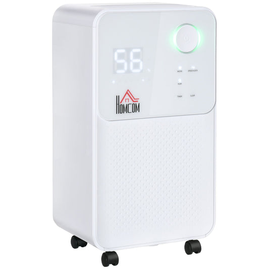 HOMCOM 12L/Day Dehumidifier in White