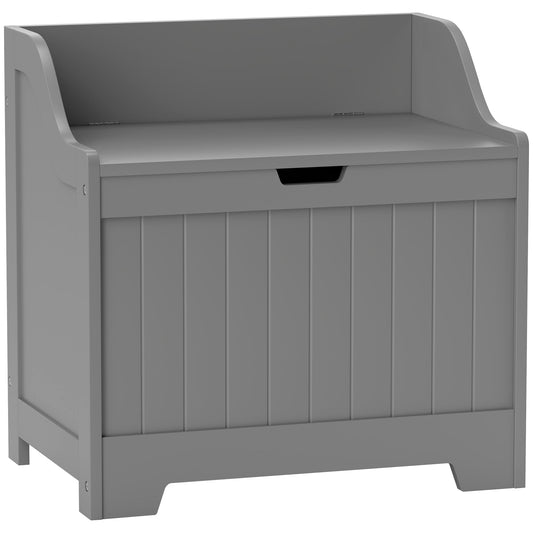 HOMCOM 61L Home Storage Chest in Grey