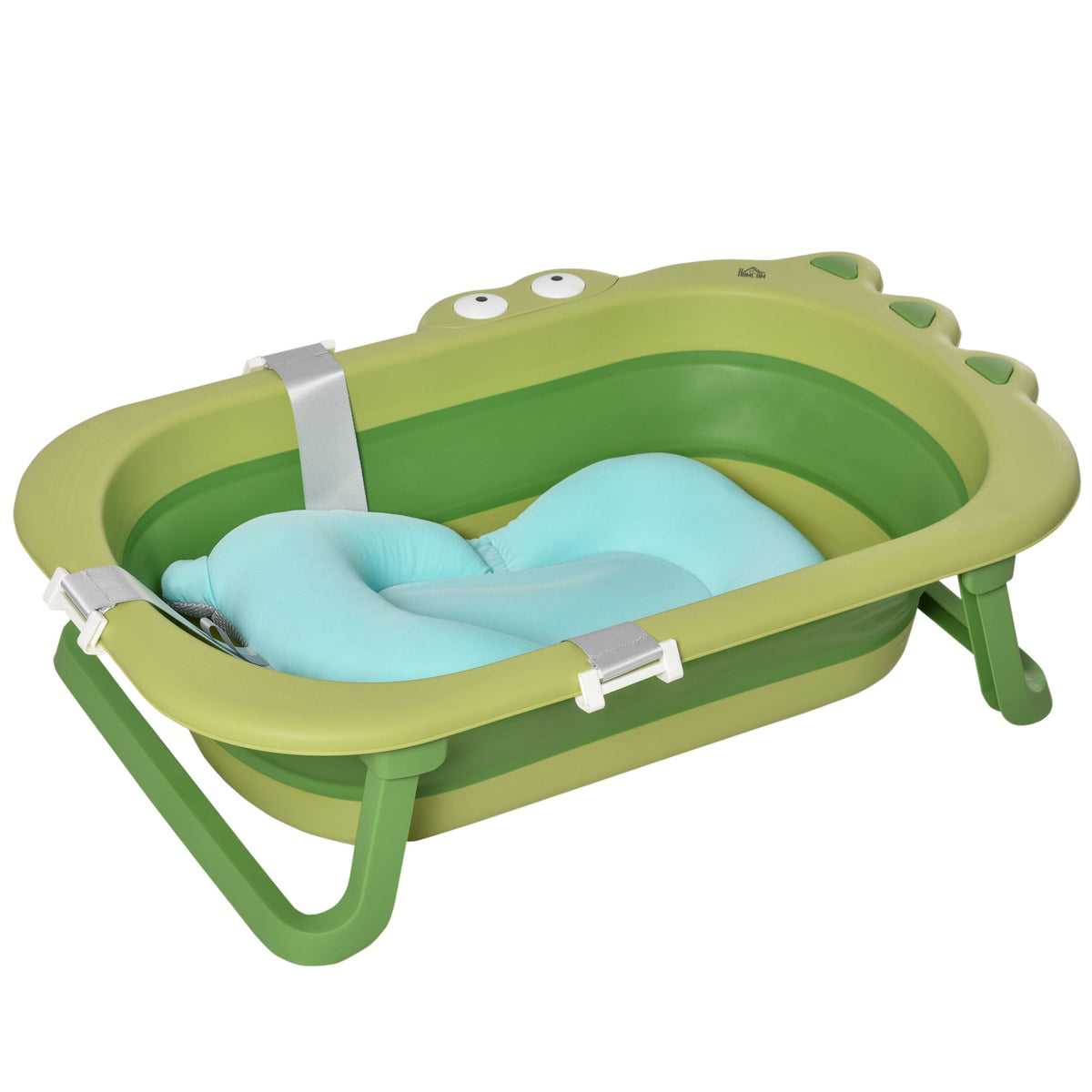 HOMCOM Baby Bath Tub in Green