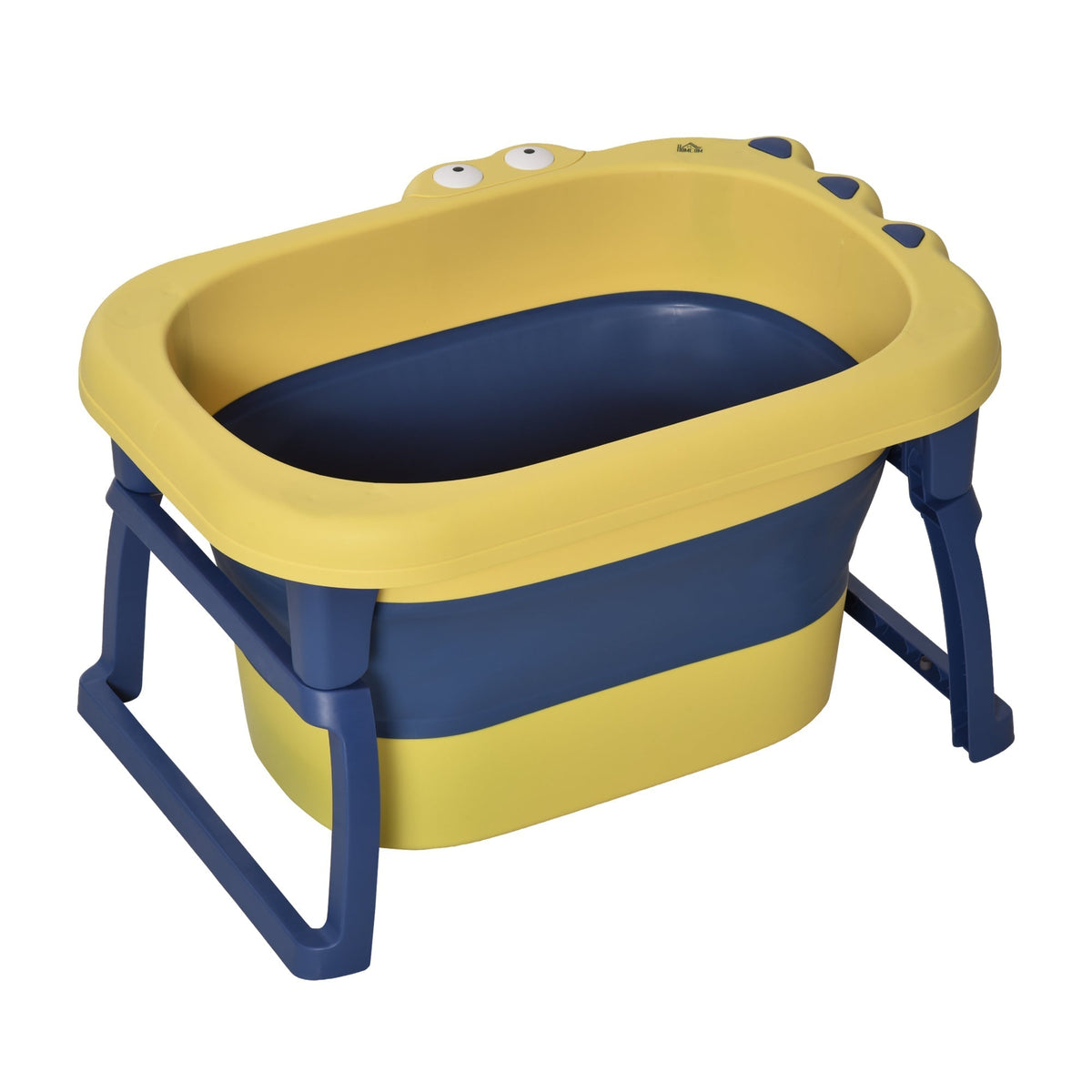 HOMCOM Baby Bathtub in Yellow