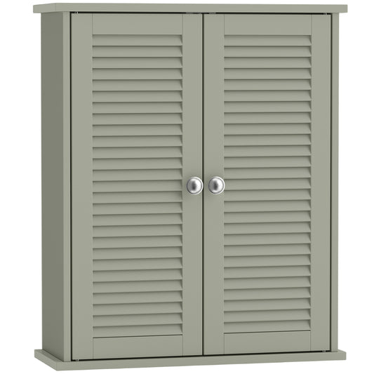 HOMCOM Bathroom Cabinet in Light Green
