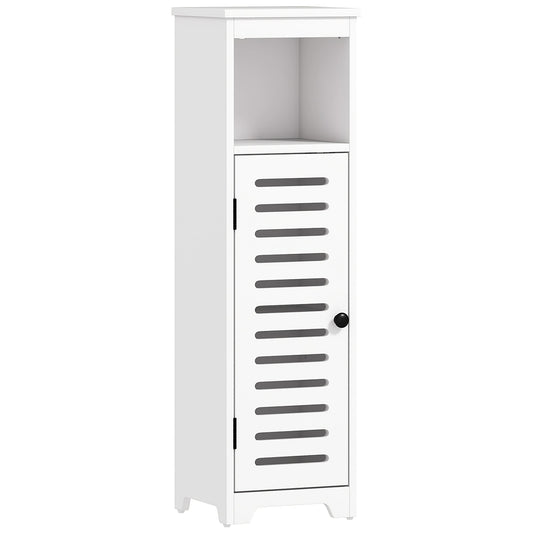 HOMCOM Bathroom Floor Cabinet in White