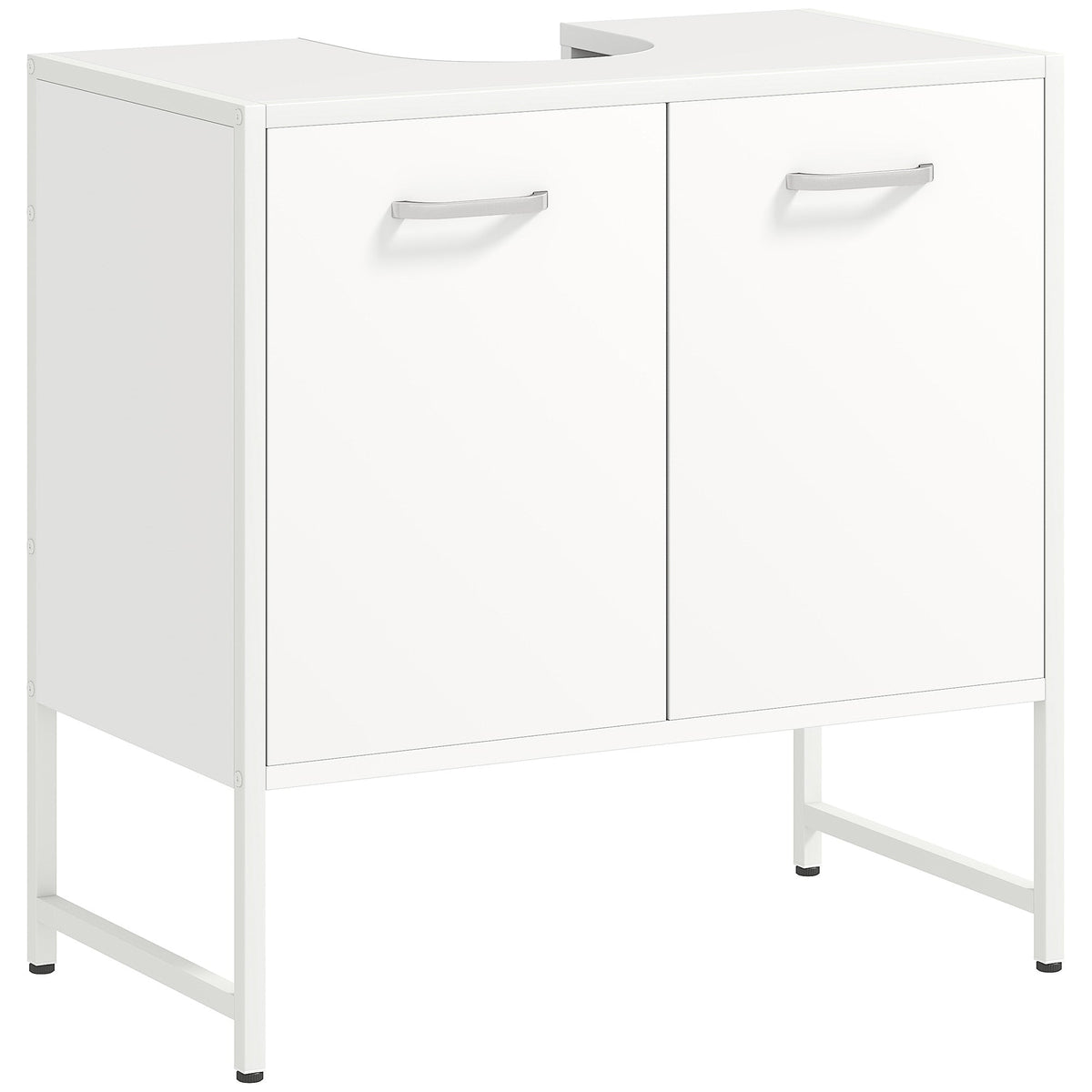 HOMCOM Bathroom Vanity Unit in White