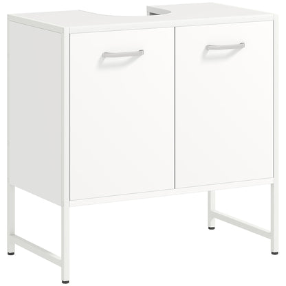 HOMCOM Bathroom Vanity Unit in White