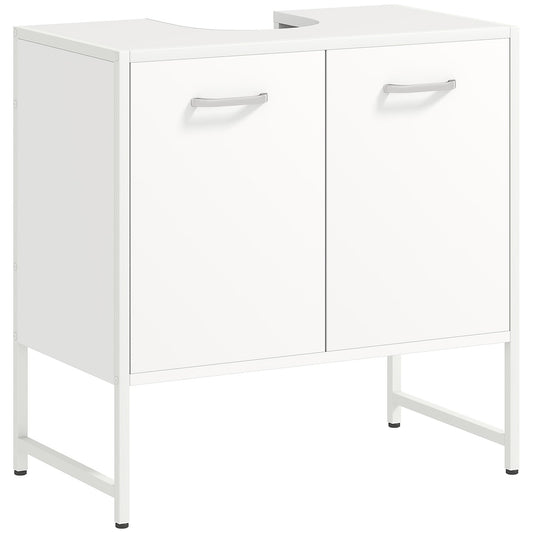 HOMCOM Bathroom Vanity Unit in White