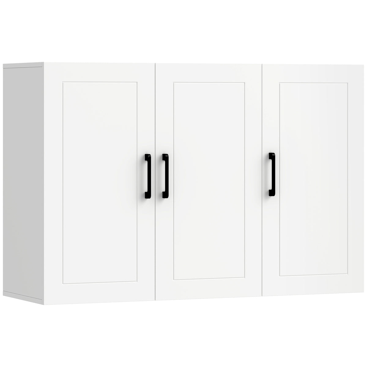 HOMCOM Bathroom Wall Cabinet in White