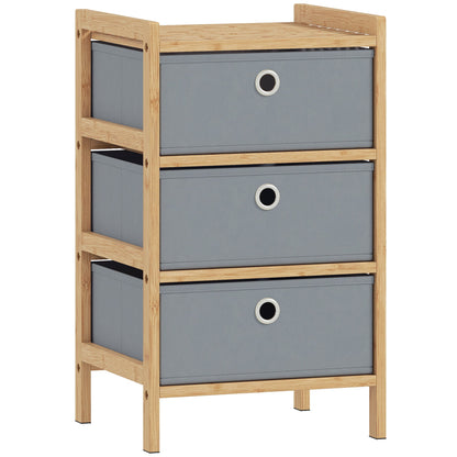 HOMCOM Chest of Drawers in Light Grey