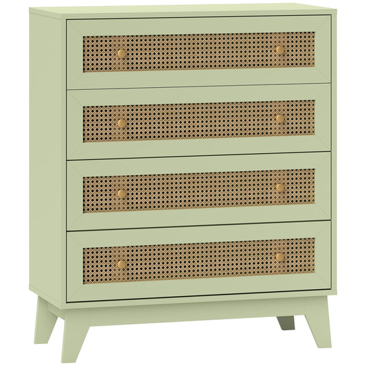 HOMCOM Chest of Drawers in Light Green