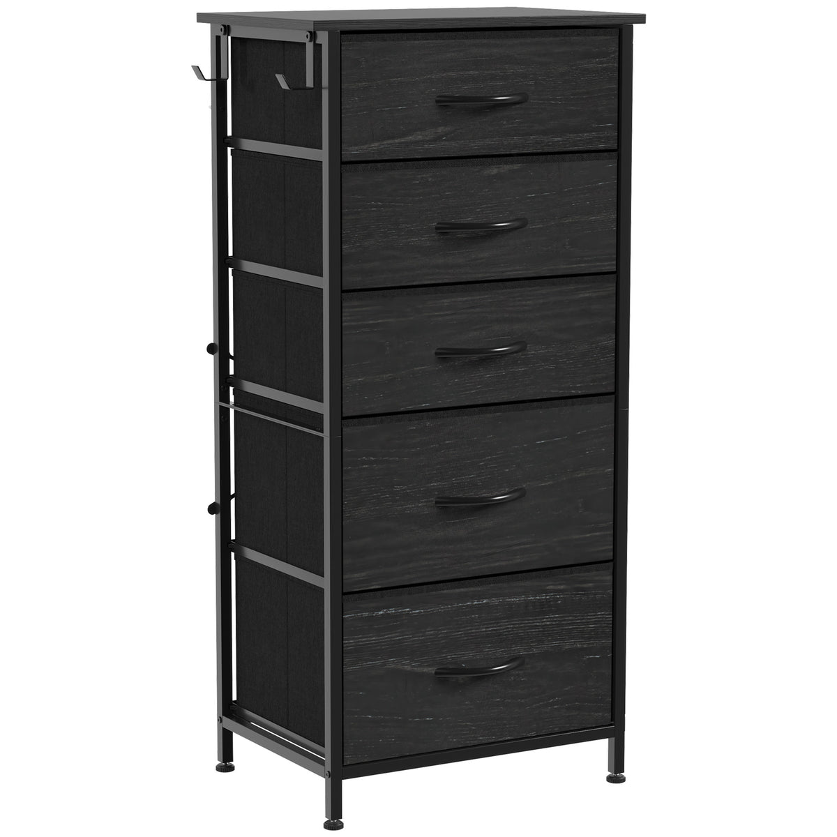 HOMCOM Chest of Drawers in Black