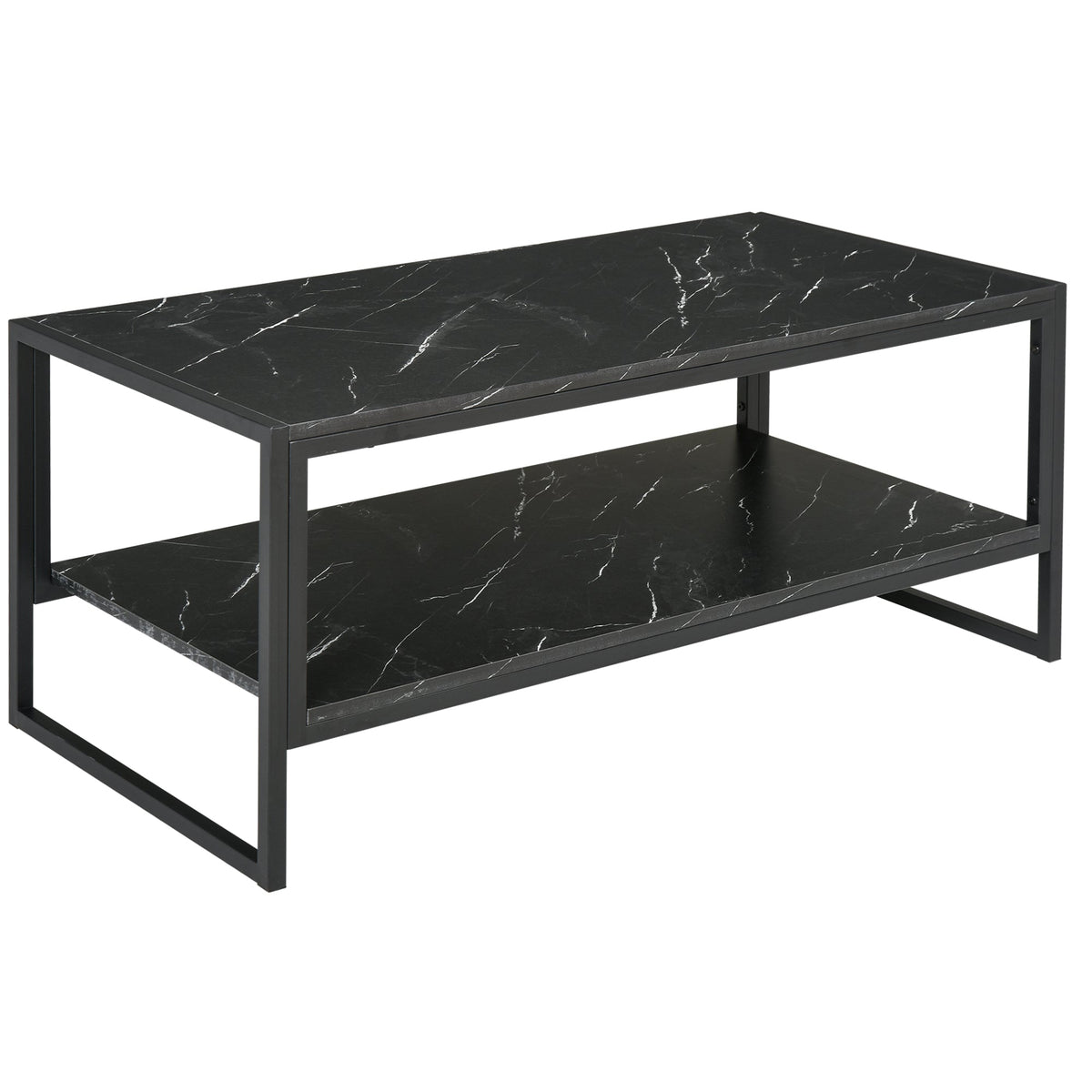 HOMCOM Coffee Table in Black