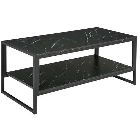 HOMCOM Coffee Table in Black