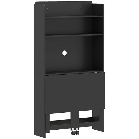HOMCOM Foldable Desktop in Black