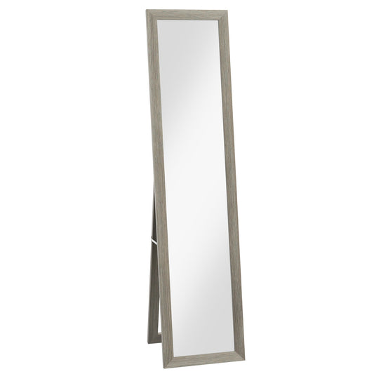HOMCOM Full Length Mirror in Grey