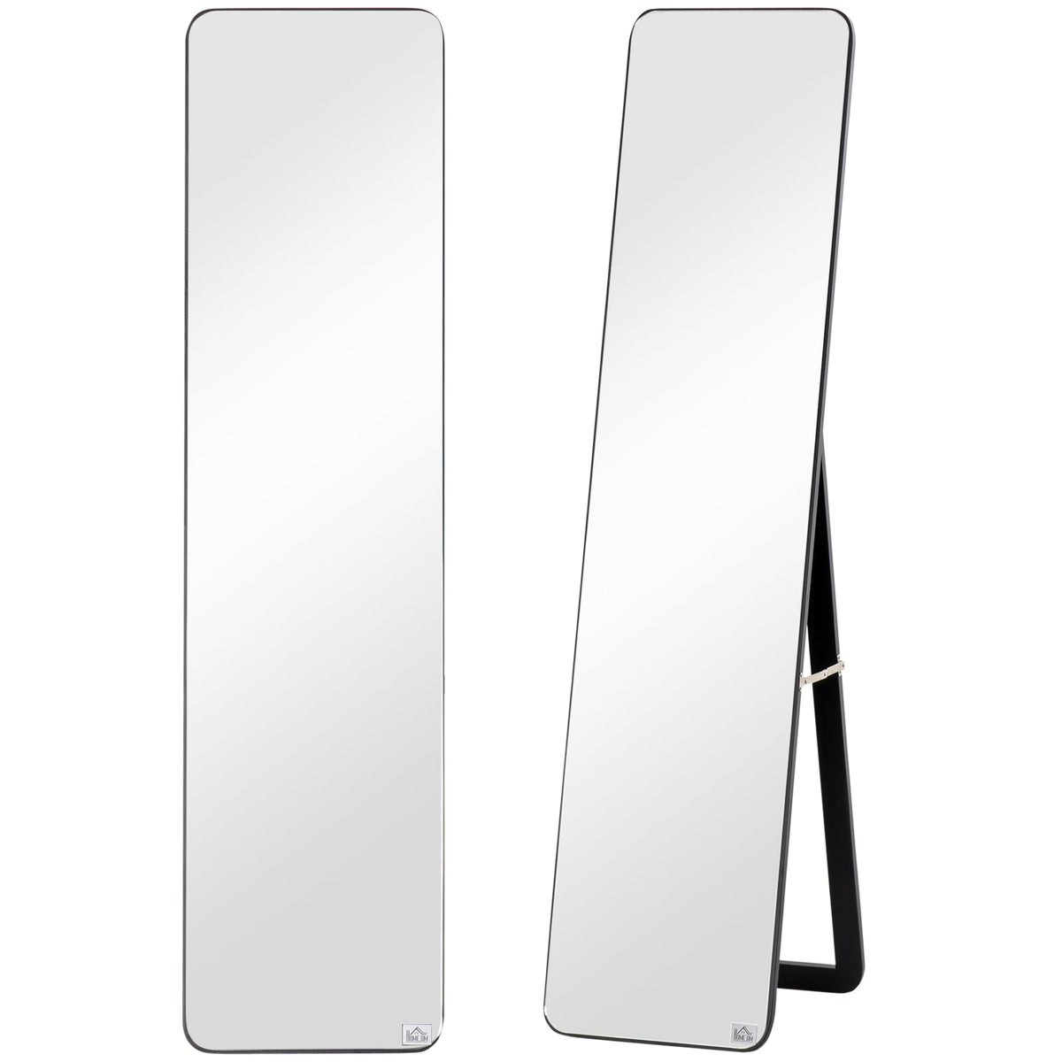 HOMCOM Full Length Mirror in Black