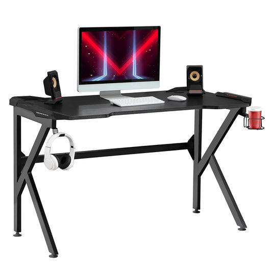 HOMCOM Gaming Desk in Black