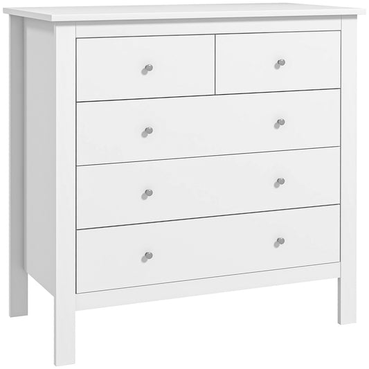 HOMCOM Modern Chest of Drawers in White