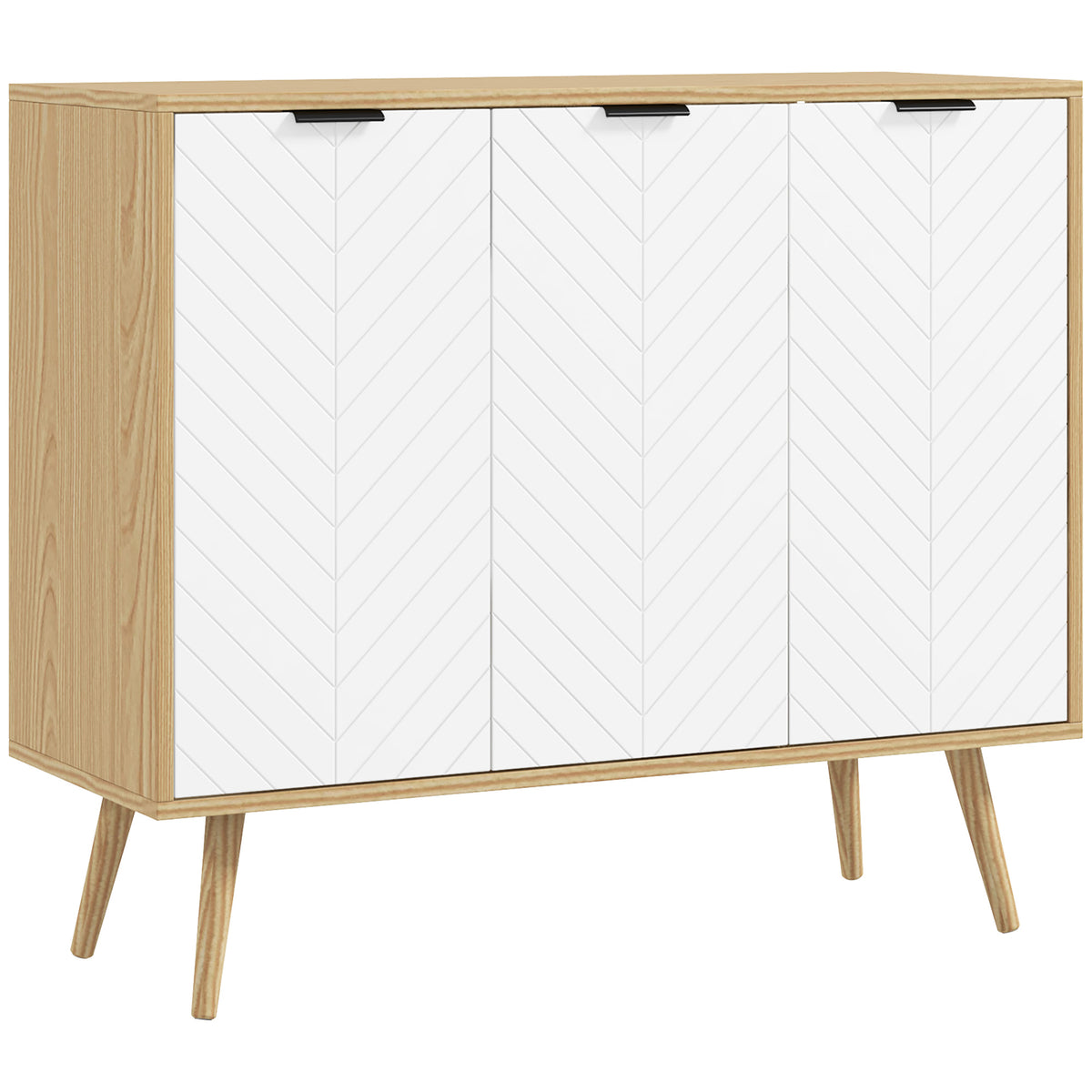 HOMCOM Modern Sideboard and Buffet in White