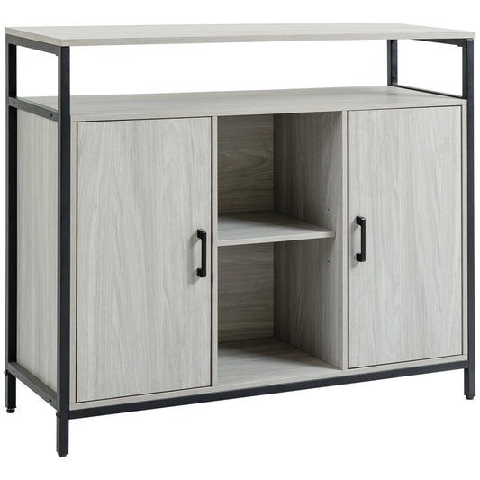 HOMCOM Modern Sideboard in Light Grey