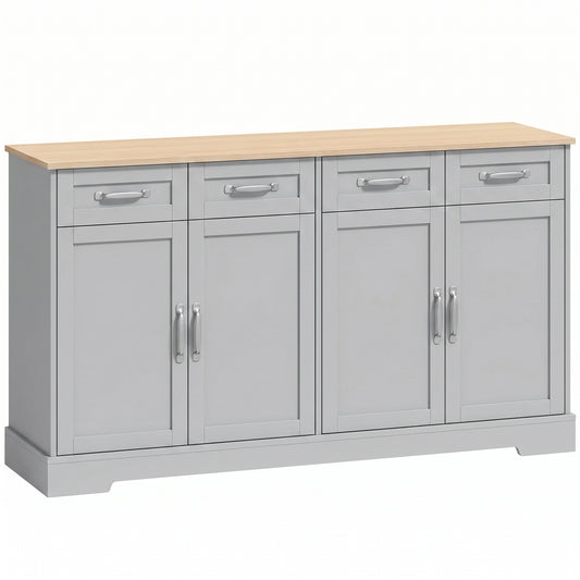 HOMCOM Sideboard Buffet Cabinet in Grey