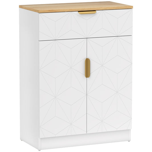 HOMCOM Sideboard Storage Cabinet in White