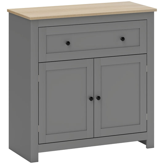 HOMCOM Sideboard Storage Cabinet in Grey