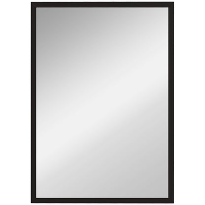 HOMCOM Wall Bathroom Mirror in Black