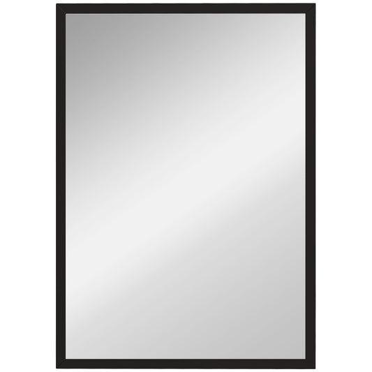 HOMCOM Wall Bathroom Mirror in Black