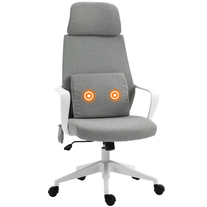 Vinsetto Massage Pillow Office Chair - Grey