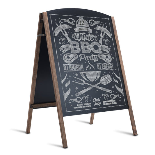 Nowa dwustronna rama A-znak ChalkBoard