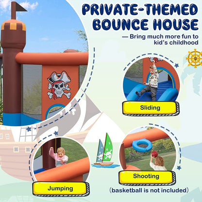 Inflatable Bouncer House with 680W Blower