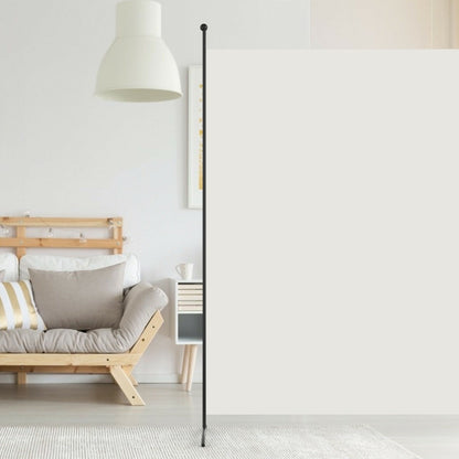 Single Panel Room Divider with Curved Support Feet-White