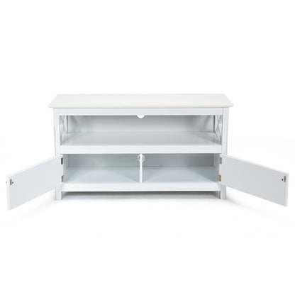 Wooden TV Stand for TVs up to 50 Inches-White