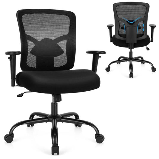 Mesh Ergonomic Swivel Chair with Lumbar Support for Office